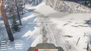 Spintires.  Руки в масле, кресло в мыле - я валю по грязи в ЗиЛе.