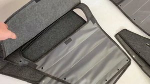 Обивка дверей и центральных стоек УАЗ 3151, Хантер (ковролин, винил-кожа)