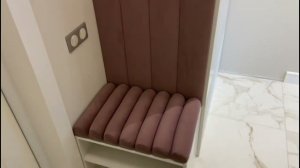 Мягкие стеновые панели в прихожей