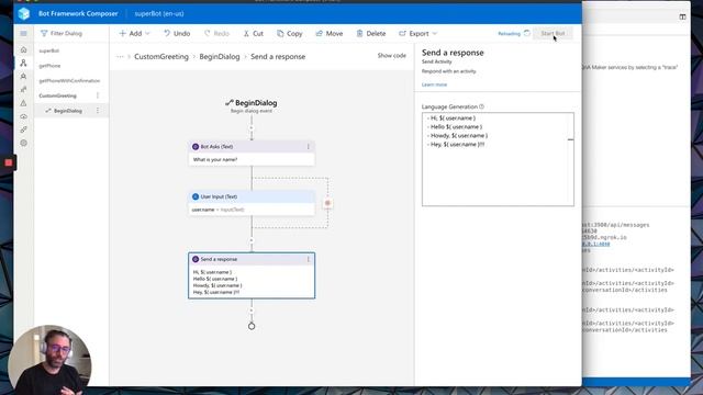 Bot Framework Composer Using LG to Create Dynamic Responses смотреть онлайн