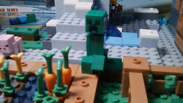 MY WORLD Minecraft Большая деревня. смотреть онлайн