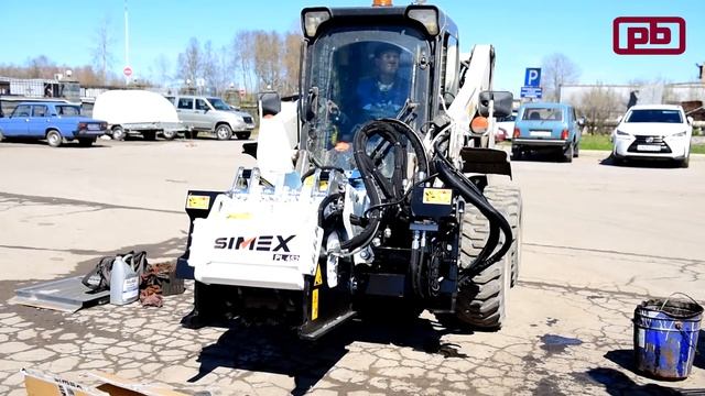 Дорожная фреза SIMEX PL 45.20. Обзор и испытание. смотреть онлайн