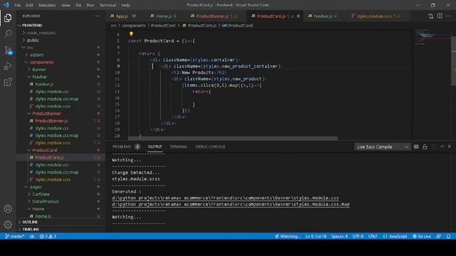E-commerce website using Django, React JS, and PostgreSQL