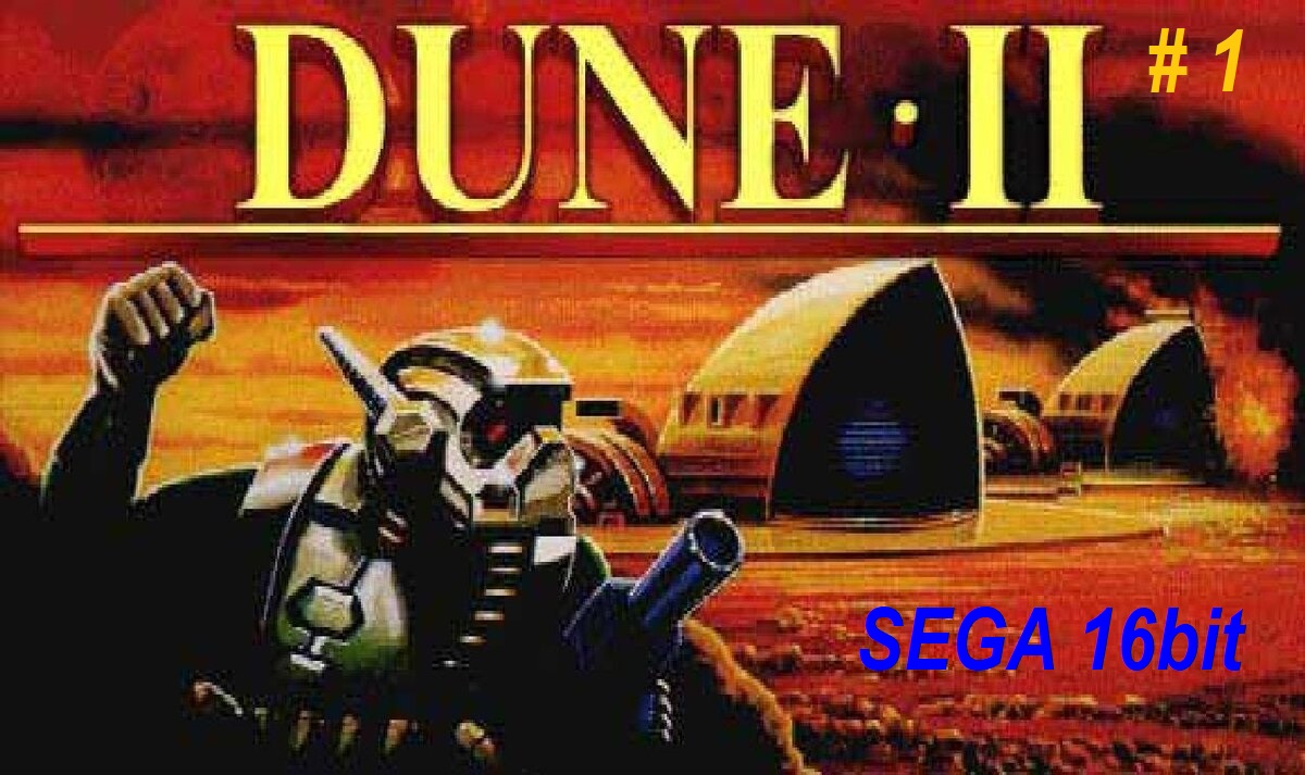 Dune 2 Sega Mega Drive (1994) прохождение, часть - 1 (уровни 1-4).