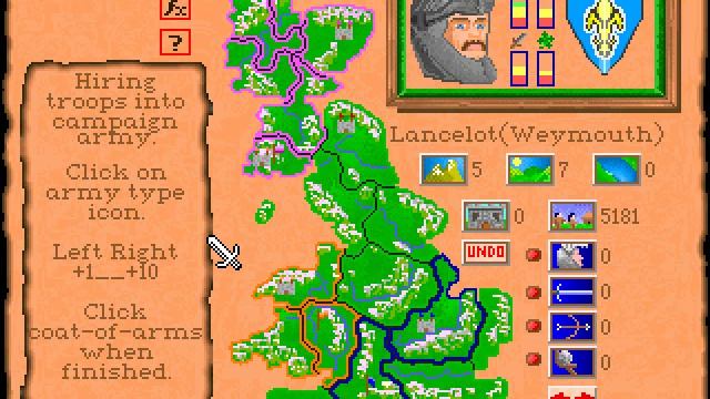 King Arthur's of the Round Knights Table (Dos game 1994) смотреть онлайн