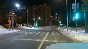 Бескудниковский бульвар. На машине по ночной Москве.