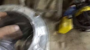 Изготовление крестовины - старая стиральная машина Bosch (10 лет)