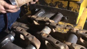 Сборка цепи бульдозера, экскаватора - 1