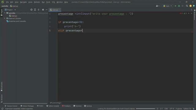 if and elif statement in python for beginngers with ZTech Learning