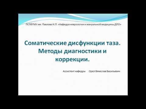 Орел В.В. Соматические дисфункции таза. Методы диагностики и коррекции. смотреть онлайн