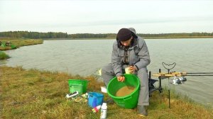 ловля карпа на поплавок осенью с экспертами sensas