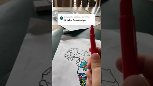 Drawing burkina faso in my africa map!??