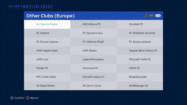 UML 2024 - Full club list preview смотреть онлайн