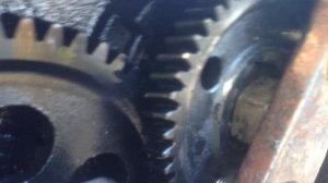 Как снять шестерню с  коленвала тяжелого мотоблока.