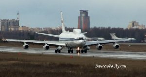 Второй из двух действующих, из четырёх существующих Ил-80 (Ил-86ВКП) RF-93645