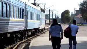 Фастов.ЧС4 с поездом Киев-Феодосия