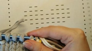 МК Теневой рисунок на лицевой глади в технике нукинг из трикотажной пряжи