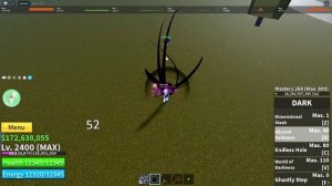 Roblox Blox fruits Combo GOD HUMAN + DARK + DARK BLADE