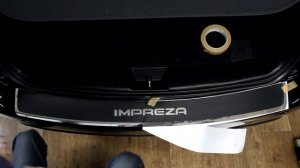 Наклейка на задний бампер для Subaru Impreza XV