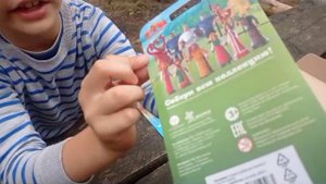 распаковка три богатыря