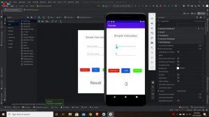 Simple Calculator with android studio