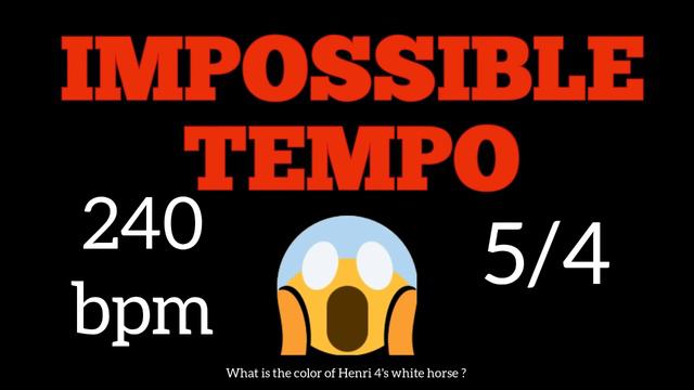 240 bpm metronome with silence 5/4 смотреть онлайн