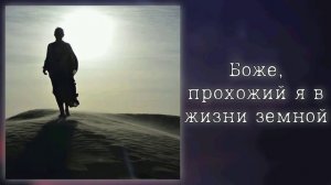 Боже, прохожий я в жизни земной