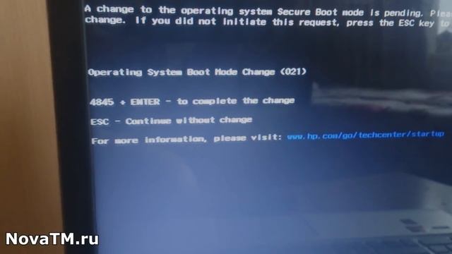 Как зайти и настроить BIOS (биос) ноутбука HP серии envy. смотреть онлайн