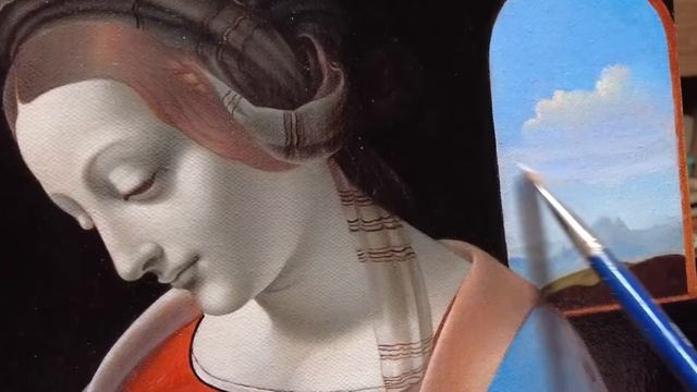 Фламандская техника живописи.Копируем «Мадонну Литту».