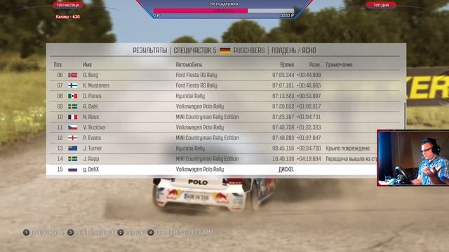 [DiRT Rally] - Volkswagen Polo на Мастере