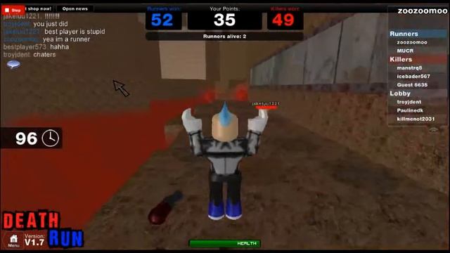 Roblox Deathrun - Run or Die! -@- v1.7.1 смотреть онлайн