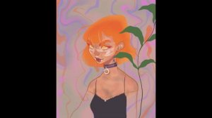 Drawing cute red haired witch girl with iPad Pro and Procreate speed paint | Relaxing art time laps