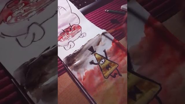 Рисуем вместе . Простые рисунки. Гравитти фолз. смотреть онлайн