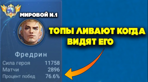 Что бывает когда ТОП 1 МИРА ФРЕДЕРИН начинает душить с 1 минуты???