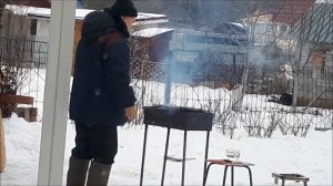 Новогодние каникулы/ Банька на даче зимой!