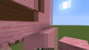 как построить свинью(Pig) в minecraft