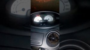 Тайота Витц в мороз