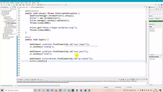 @DataProvider - Why using In Framework, Selenium Webdriver where using DataProvider смотреть онлайн