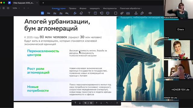 Будущее 2035. На основании исследований Сбера.