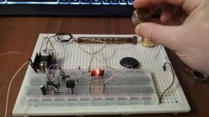 Geiger counter test with mc34063