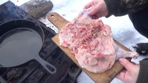 Жаренный цыпленок корнишон