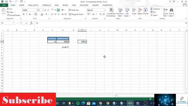 How do you change the number format in Excel? | How do I create a custom format in Excel||CTTUTORIA
