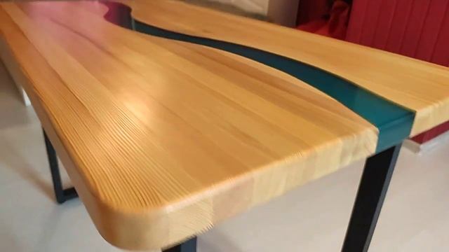 Проект стол-река из натурального дерева смотреть онлайн