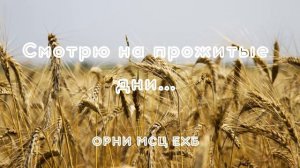 Смотрю на прожитые дни... /мсц ехб
