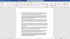 How to insert placeholder or random text in word