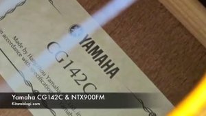 Yamaha CG142C + NTX900FM ::: Kitarablogi.com