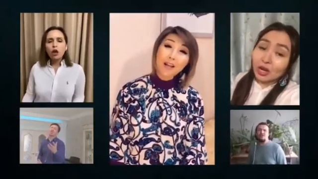 Роза Рымбаева/ Нагима Ескалиева/ Женис Искакова/ Молдир Ауелбекова/ Диас Аблаев/ Алишер Каримов