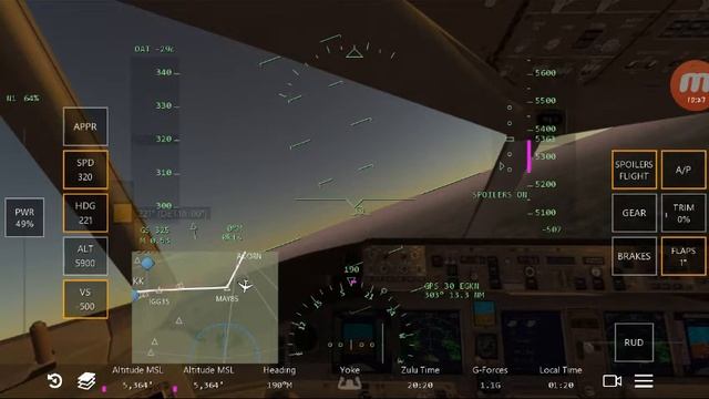 Infinite Flight Simulator | Наш первый рейс. | Короткая полоса , аварийная посадка. | Boeing 777-30 смотреть онлайн