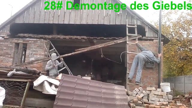 Будівництво гаража для трактора. Гараж для юмз. Гараж зі старого будинку.Фундаментні блоки смотреть онлайн