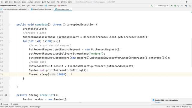 AWS Kinesis Firehose Producer Java Example | Firehose Producer SDK Tutorial | Kinesis Firehose Demo смотреть онлайн